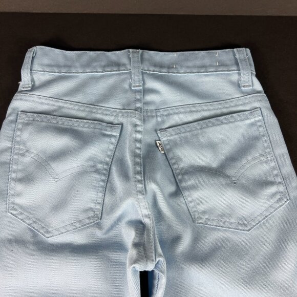 VTG 70s Levi's Jeans Student 24x30* 746 Bell Bottoms Light Blue Denim Tag 26x31 - Picture 8 of 16